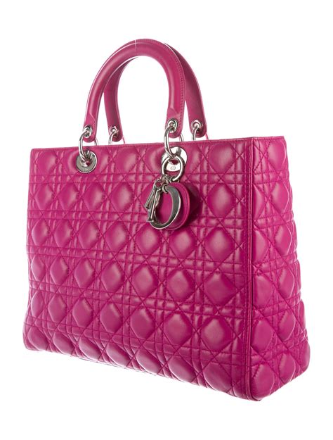 dior large baglarge|large lady dior bag price.